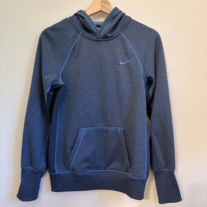Nike women’s pullover hoodie in Heather Blue, sz small